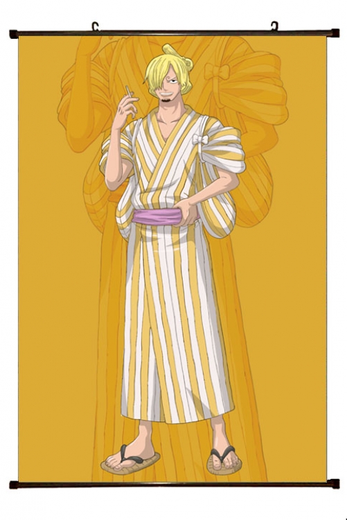 One Piece Anime Plastic pole cloth painting Wall Scroll 60X90CM H1-262 NO FILLING