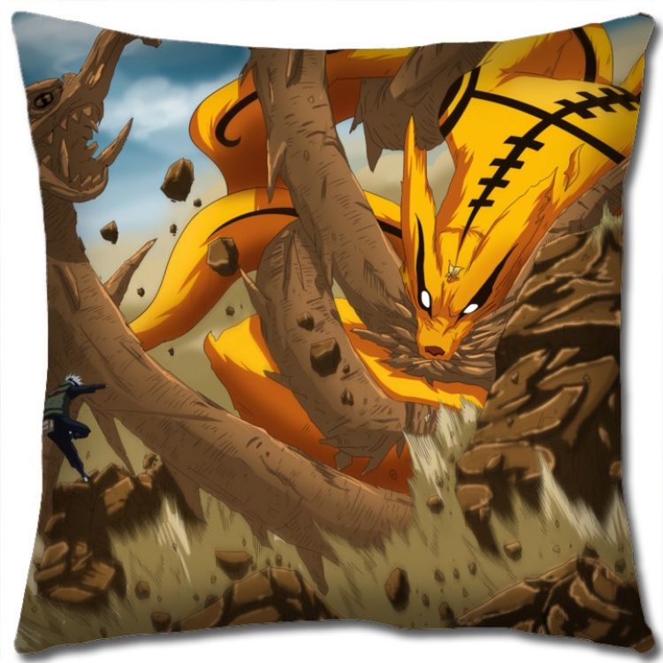 Naruto Anime square full-color pillow cushion 45X45CM  H7-442 NO FILLING