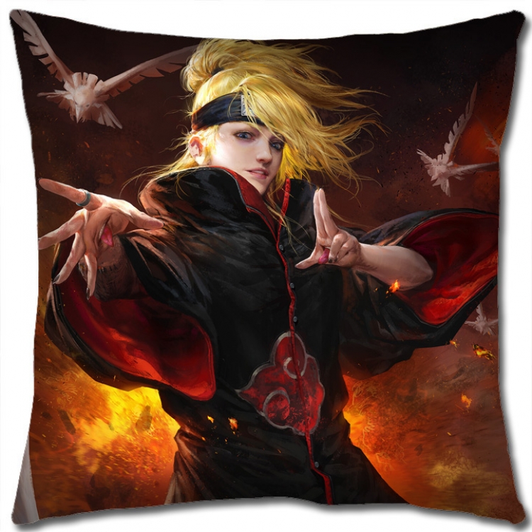 Naruto Anime square full-color pillow cushion 45X45CM H7-474 NO FILLING