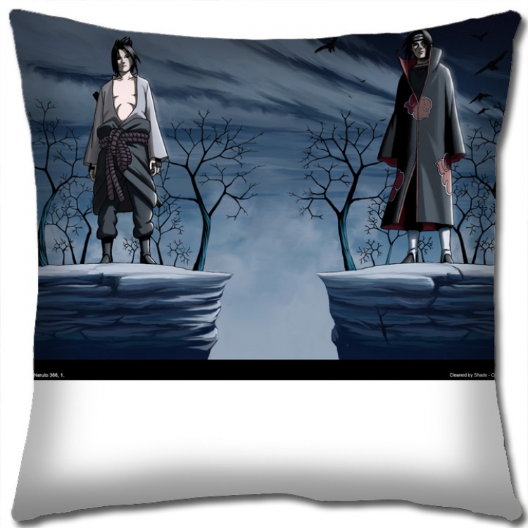 Naruto Anime square full-color pillow cushion 45X45CM H7-488 NO FILLING