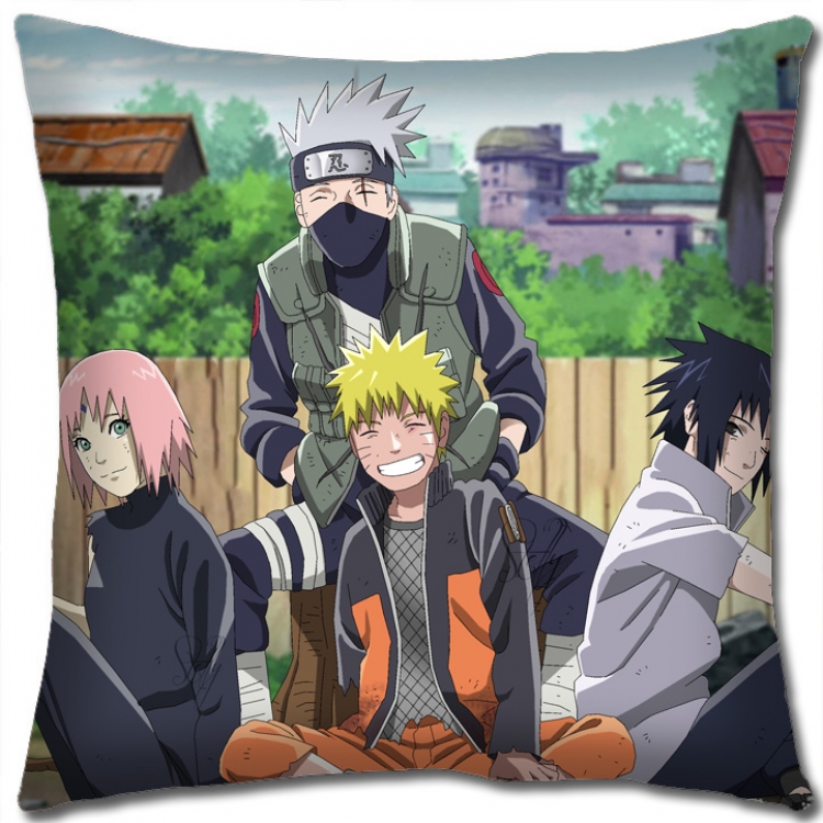 Naruto Anime square full-color pillow cushion 45X45CM H7-358 NO FILLING