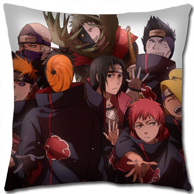 Naruto Anime square full-color pillow cushion 45X45CM H7-501 NO FILLING