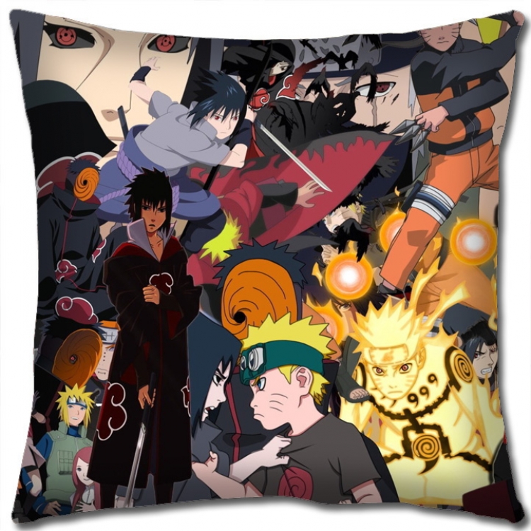 Naruto Anime square full-color pillow cushion 45X45CM H7-510 NO FILLING