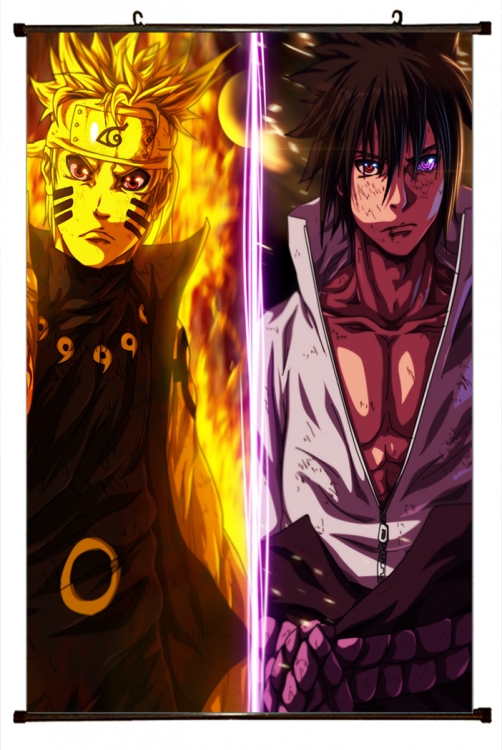 Naruto Anime Plastic pole cloth painting Wall Scroll 60X90CM H7-402 NO FILLING