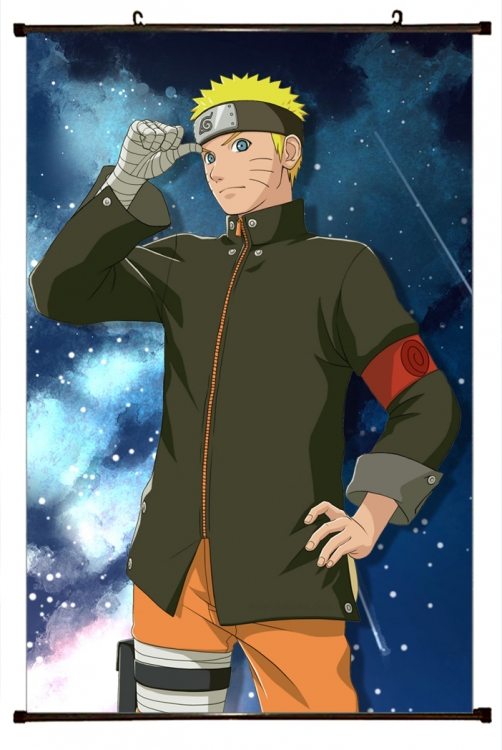 Naruto Anime Plastic pole cloth painting Wall Scroll 60X90CM H7-472 NO FILLING