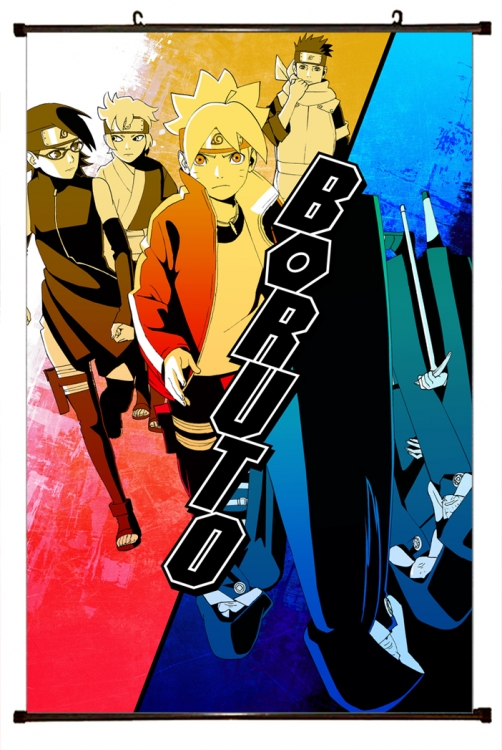 Naruto Anime Plastic pole cloth painting Wall Scroll 60X90CM H7-341 NO FILLING
