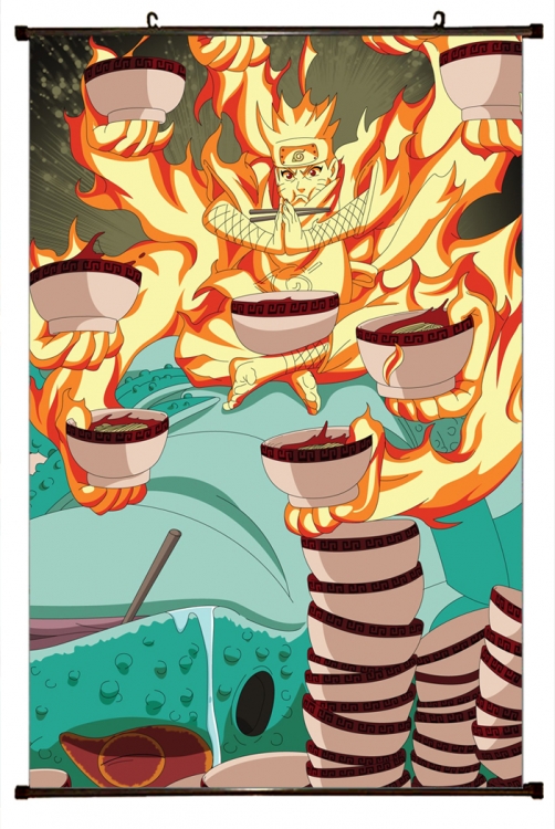 Naruto Anime Plastic pole cloth painting Wall Scroll 60X90CM H7-431 NO FILLING