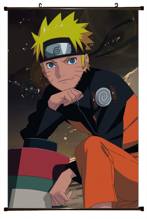 Naruto Anime Plastic pole cloth painting Wall Scroll 60X90CM NO FILLING