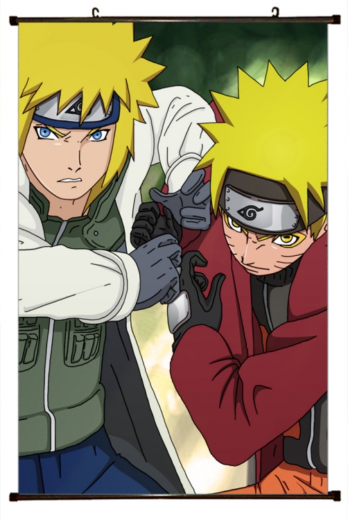 Naruto Anime Plastic pole cloth painting Wall Scroll 60X90CM H7-487 NO FILLING