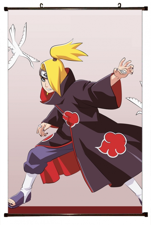 Naruto Anime Plastic pole cloth painting Wall Scroll 60X90CM H7-444 NO FILLING