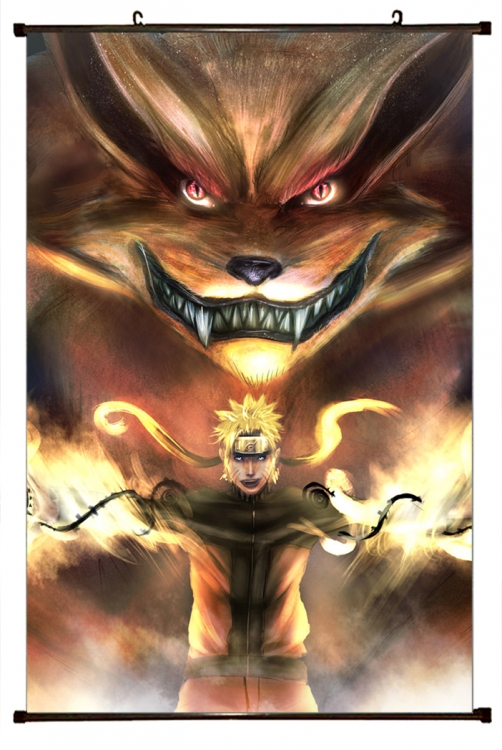 Naruto Anime Plastic pole cloth painting Wall Scroll 60X90CM H7-463 NO FILLING