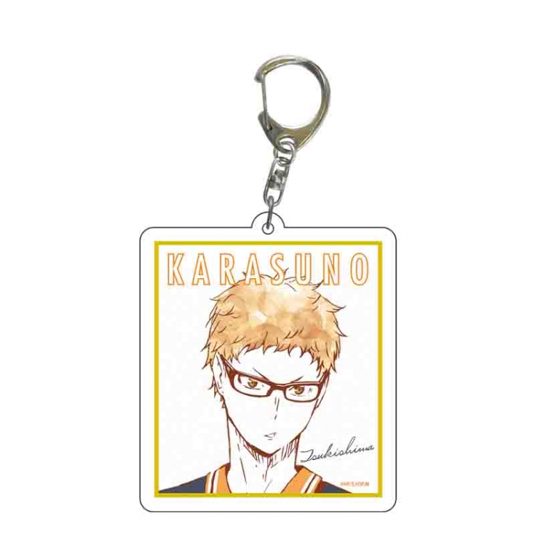Chain Haikyuu!! acrylic keychain price for 5 pcs 6086