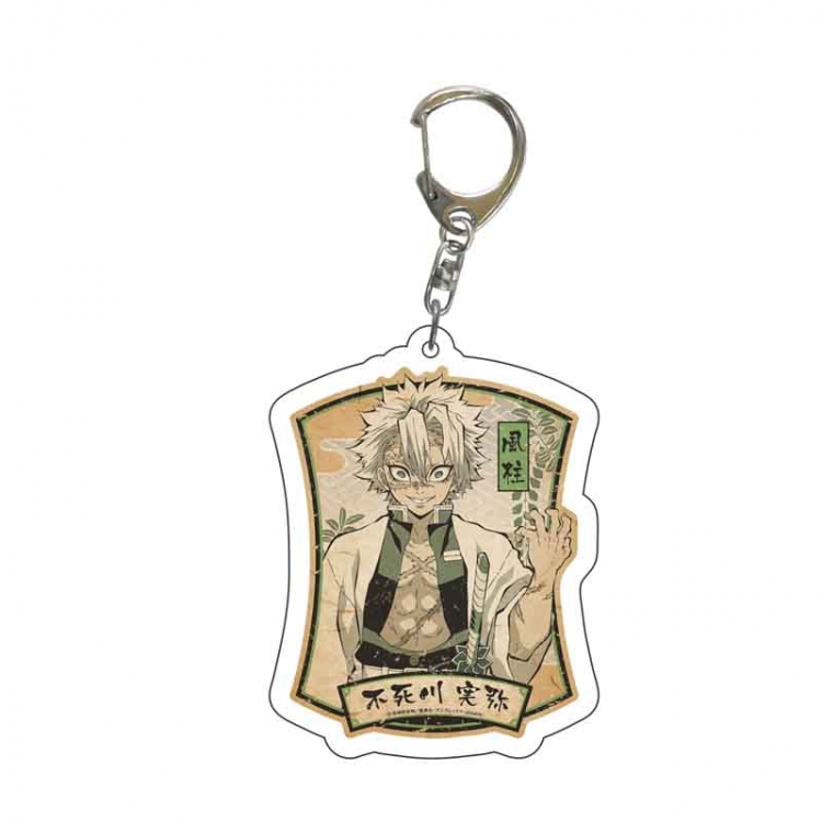 Demon Slayer Kimets acrylic keychain price for 5 pcs 6056