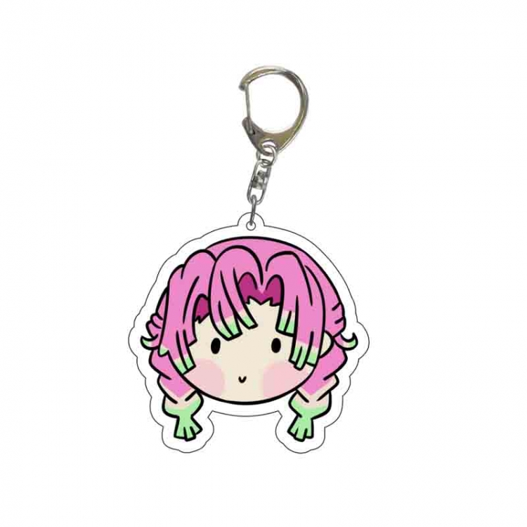 Demon Slayer Kimets Anime acrylic keychain price for 5 pcs 6012