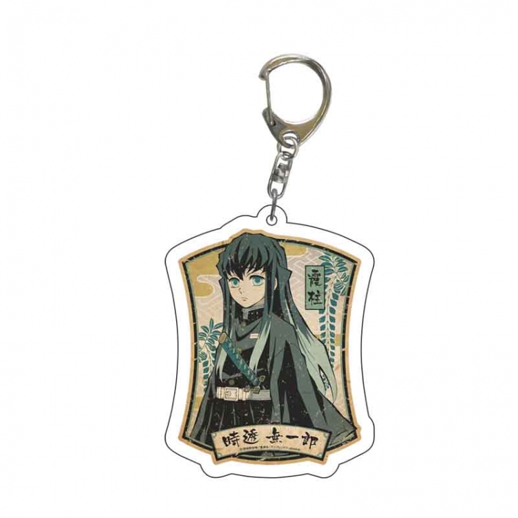 Demon Slayer Kimets Anime acrylic keychain price for 5 pcs 6053