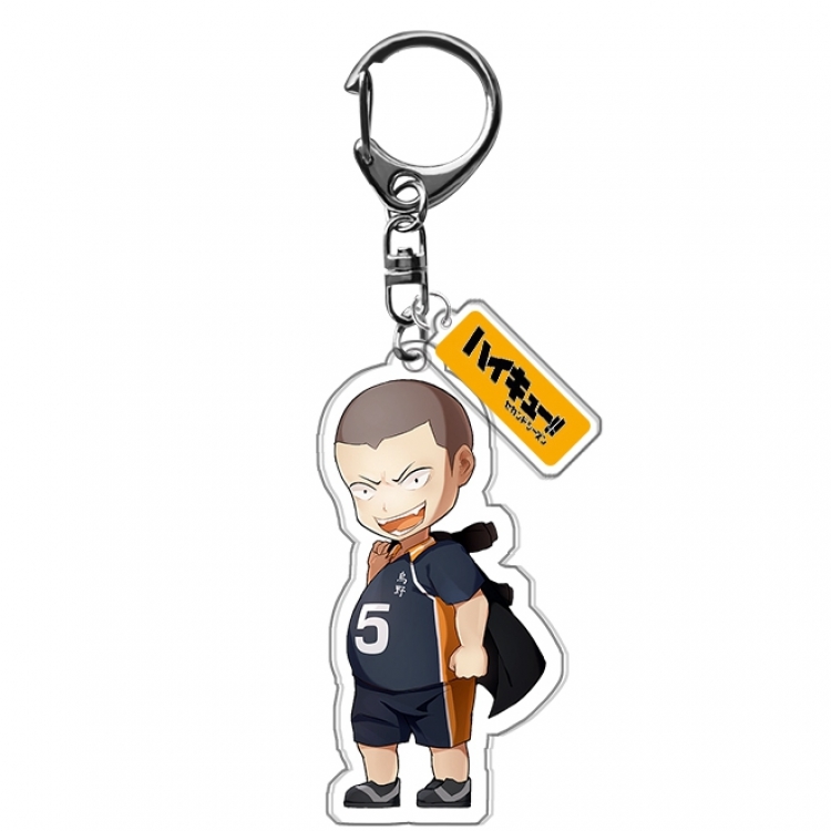 Chain Haikyuu!! Anime acrylic keychain price for 5 pcs C083