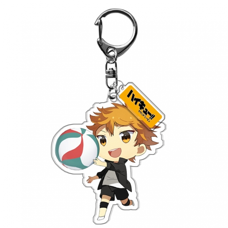 Chain Haikyuu!! Anime acrylic keychain price for 5 pcs C076