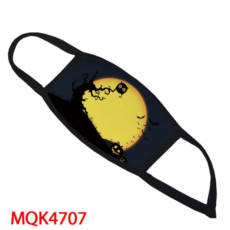 Halloween Color printing Space cotton Masks price for 5 pcs MQK4707