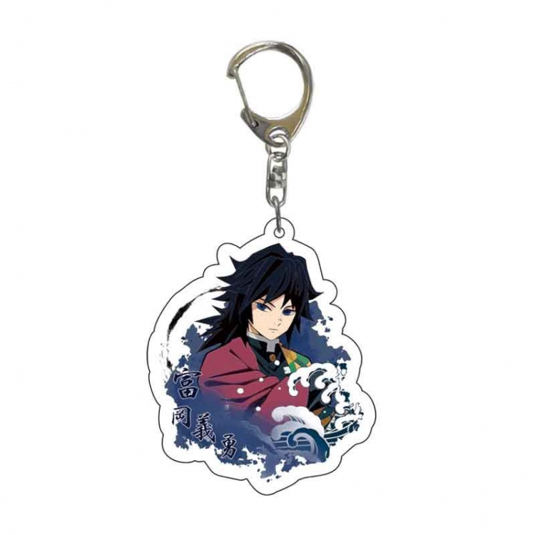 Demon Slayer Kimets Anime acrylic keychain price for 5 pcs 4707