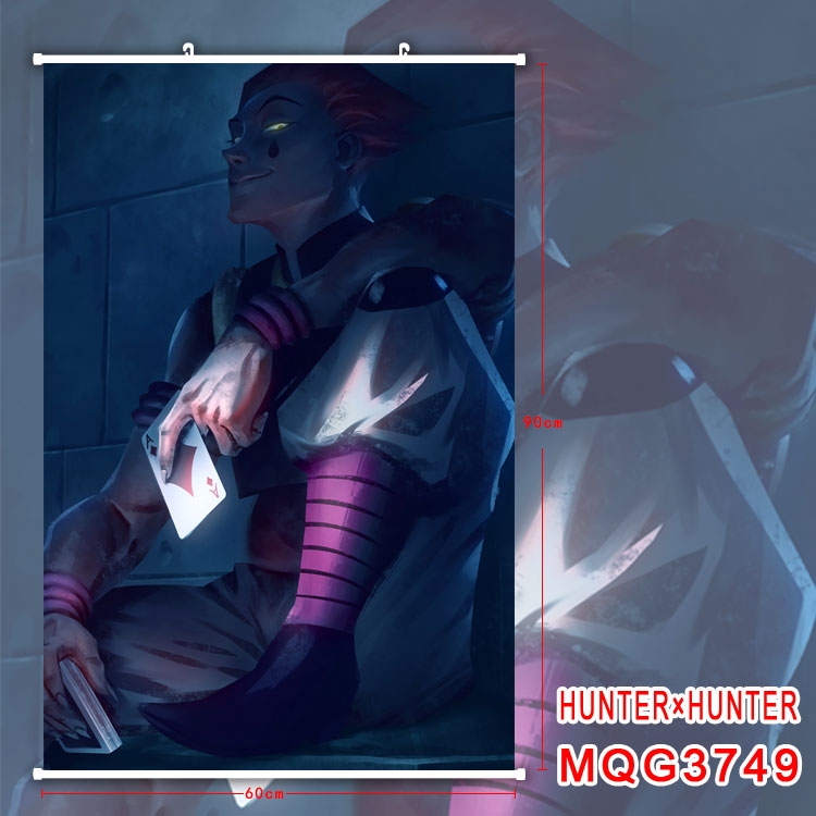 HunterXHunter Anime Plastic pole cloth painting Wall Scroll 60X90CM MQG3749