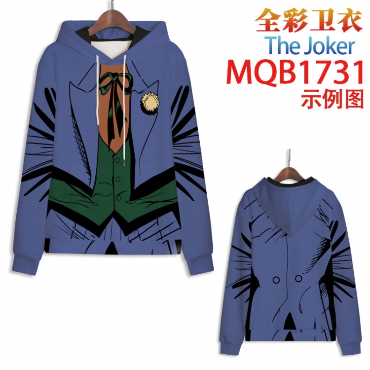 The Joker Full Color Patch pocket Sweatshirt Hoodie EUR SIZE 9 sizes from XXS to XXXXL MQB1731