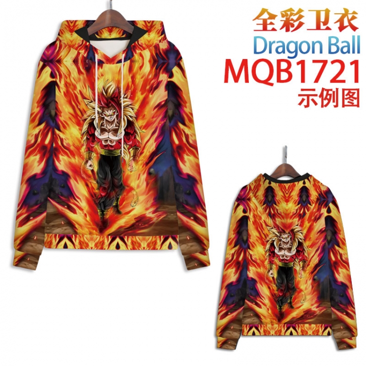 DRAGON BALL Full Color Patch pocket Sweatshirt Hoodie EUR SIZE 9 sizes from XXS to XXXXL MQB1721