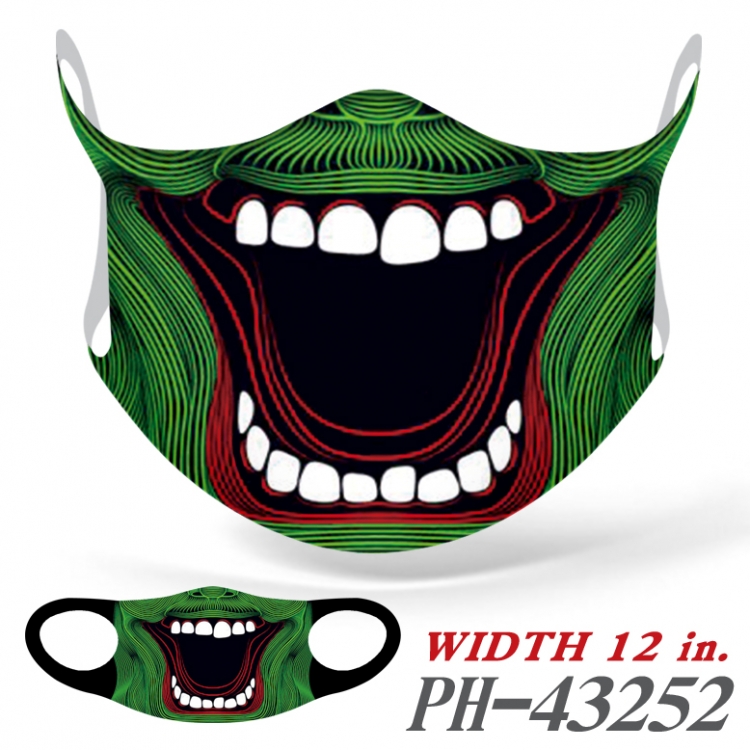 Full color Ice silk seamless Mask   price for 5 pcs PH43252A