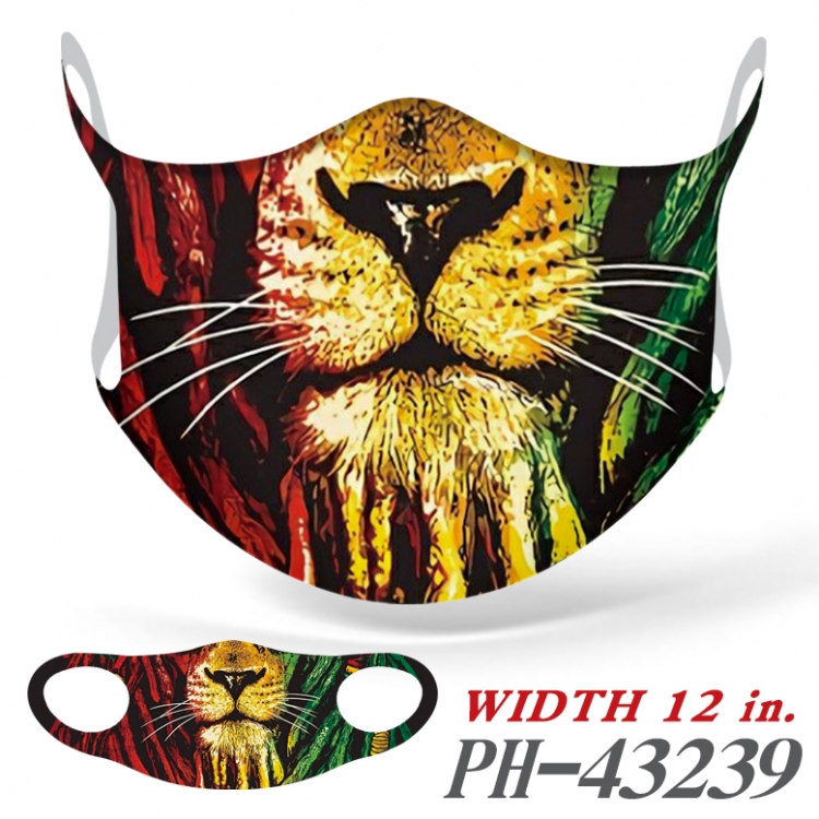 Full color Ice silk seamless Mask   price for 5 pcs PH43239A