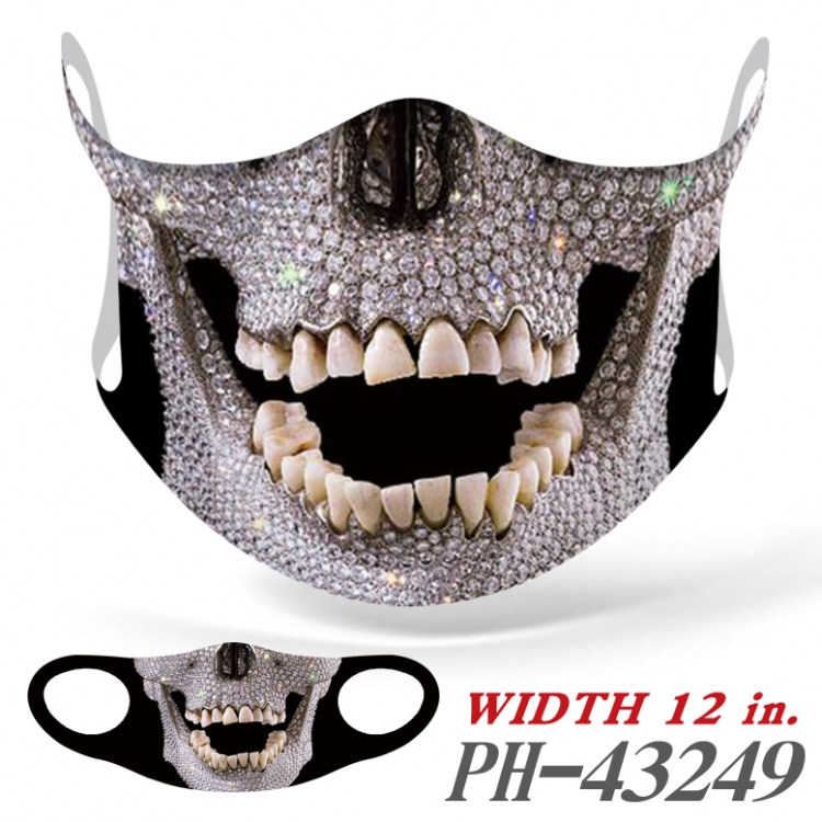 Full color Ice silk seamless Mask   price for 5 pcs PH43249A