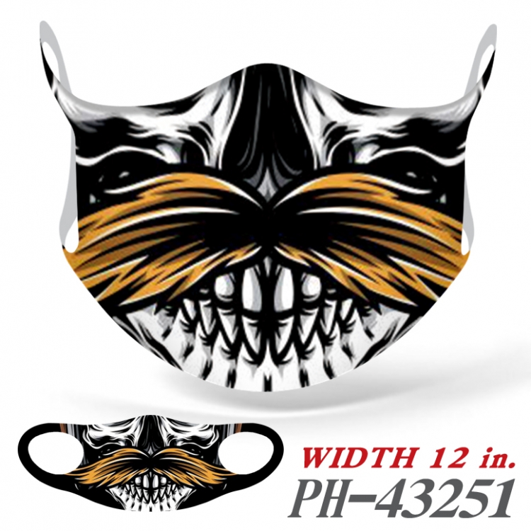 Full color Ice silk seamless Mask   price for 5 pcs PH43251A