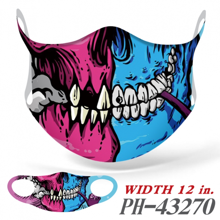 Full color Ice silk seamless Mask   price for 5 pcs PH43270A