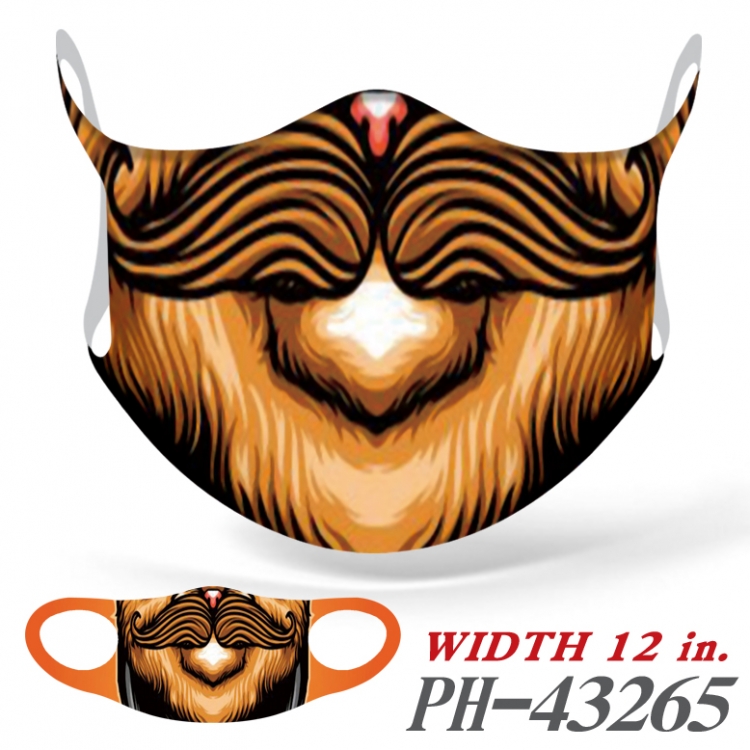 Full color Ice silk seamless Mask   price for 5 pcs PH43265A