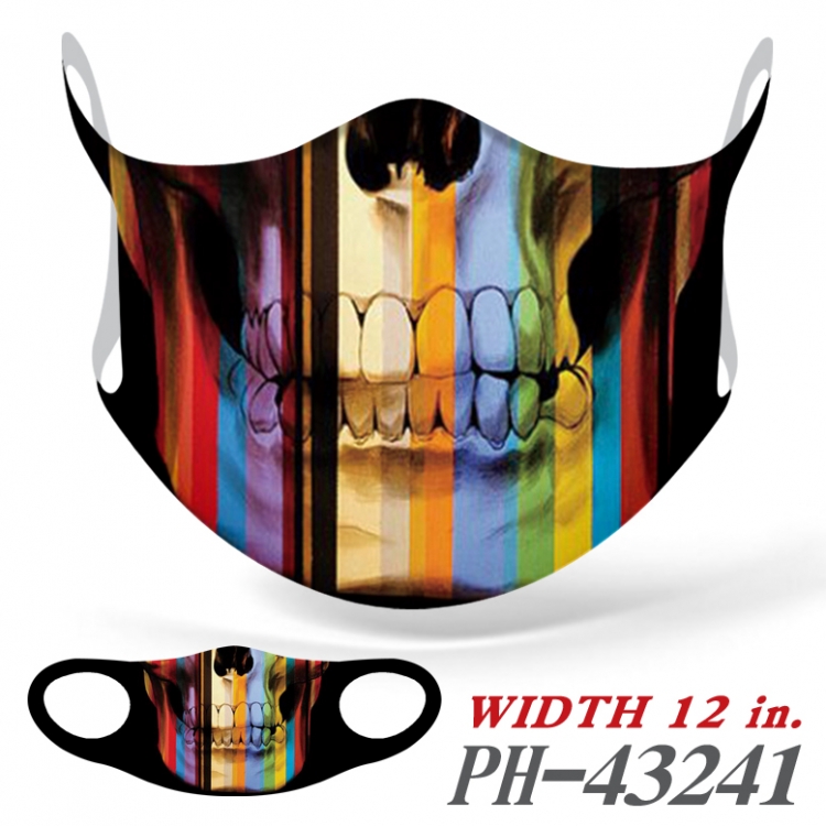 Full color Ice silk seamless Mask   price for 5 pcs PH43241A