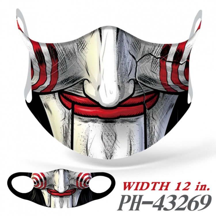 Full color Ice silk seamless Mask   price for 5 pcs PH43269A