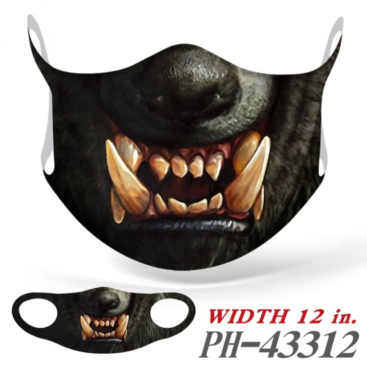 Full color Ice silk seamless Mask   price for 5 pcs PH43312A