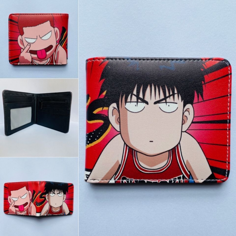 Slam Dunk Short color picture two fold wallet 11X9.5CM 60G