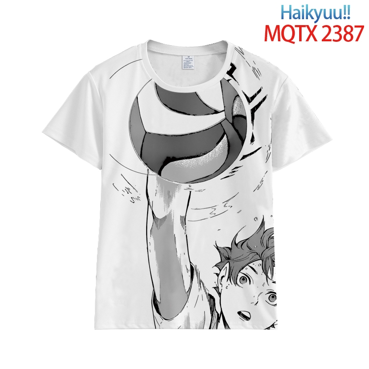 Haikyuu!! Full color printing flower short sleeve T-shirt S-5XL, 8 sizes MQTX23871