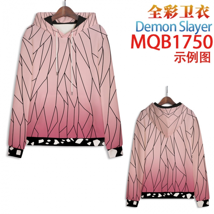 Demon Slayer Kimets Full Color Patch pocket Sweatshirt Hoodie 8 sizes from  XS to XXXXL  MQB1750