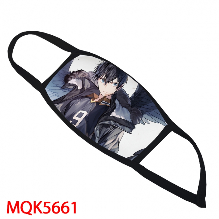 Haikyuu!! Color printing Space cotton Masks price for 5 pcs MQK5661