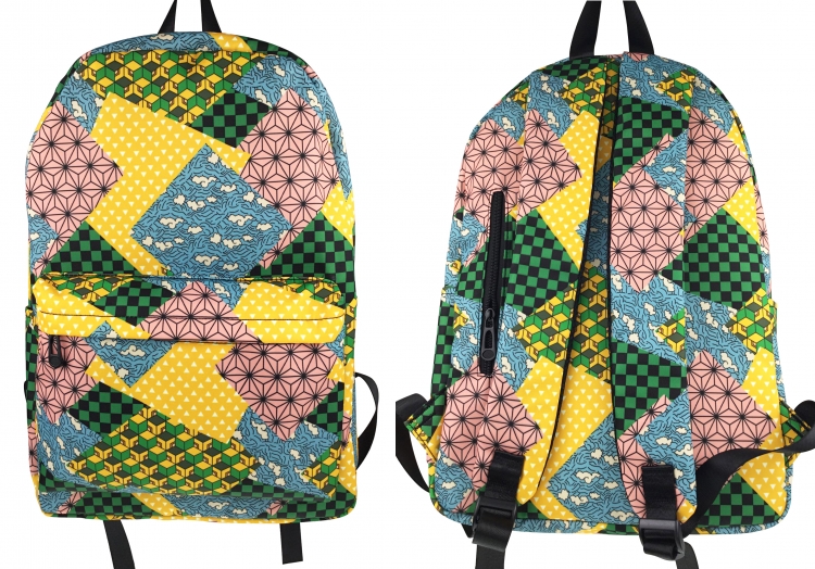 Demon Slayer Kimets Anime student backpack school bag backpack 9