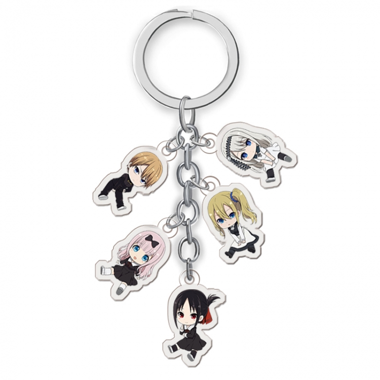 Kaguya-sama: Love Is War Anime acrylic keychain price for 5 pcs A004