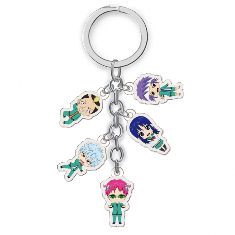 Saiki Kusuo no Psi Nan Anime acrylic keychain price for 5 pcs A035