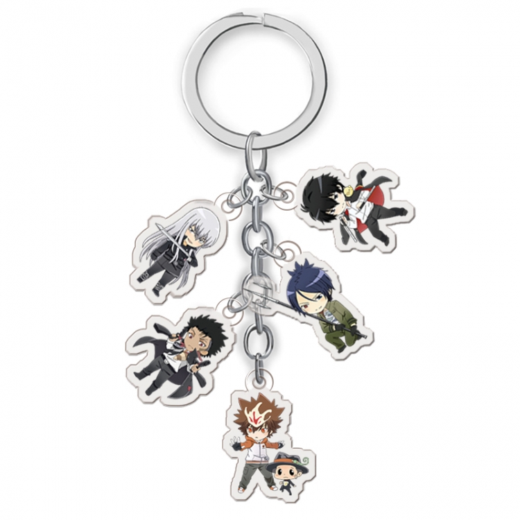 HITMAN REBORN  Anime acrylic keychain price for 5 pcs A017