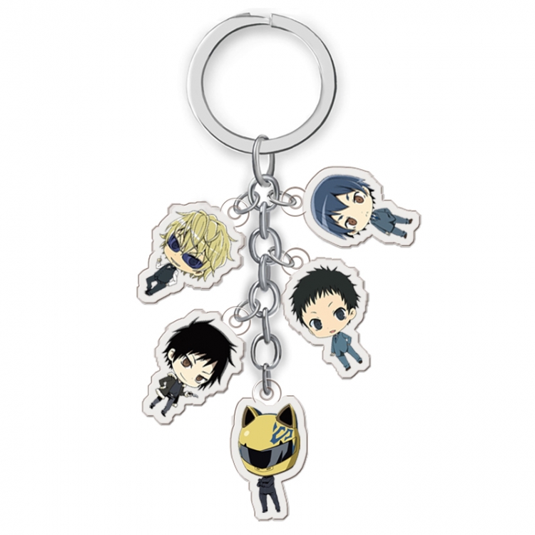 Du Rarara Anime acrylic keychain price for 5 pcs A057