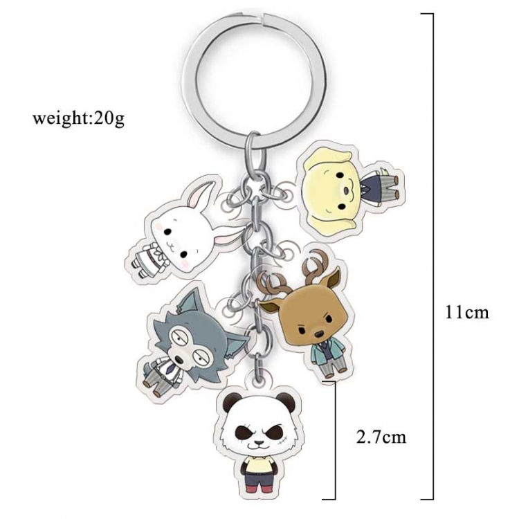 Beastars Brooch   Anime acrylic keychain price for 5 pcs A169
