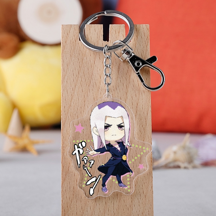 JoJos Bizarre Adventure Anime acrylic keychain price for 5 pcs 3424