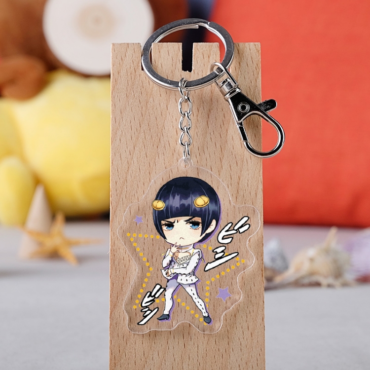 JoJos Bizarre Adventure Anime acrylic keychain price for 5 pcs 3422