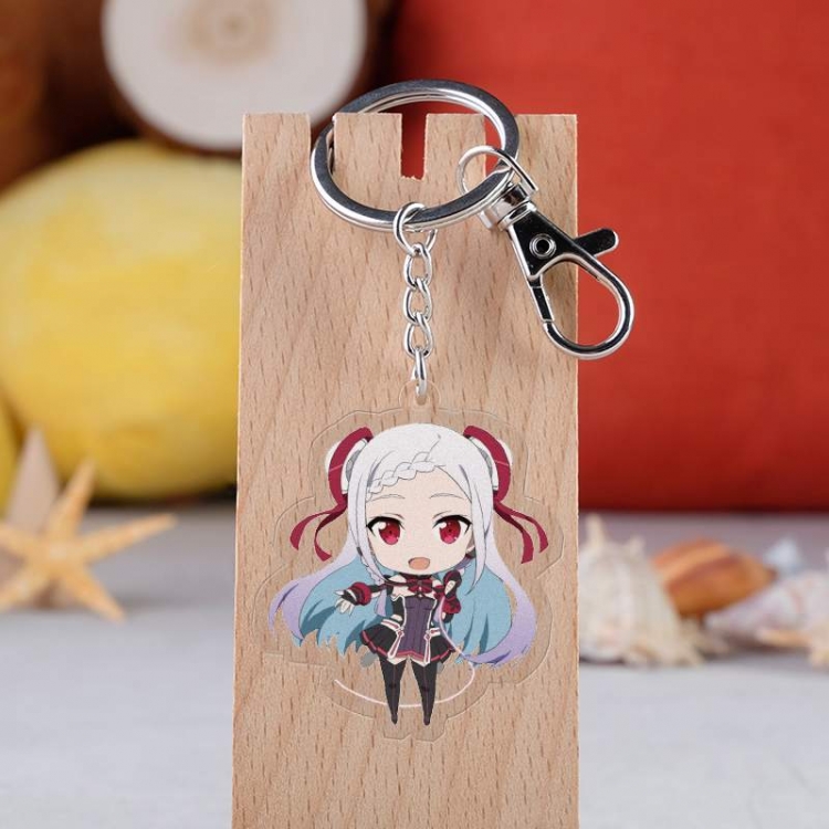 Sword Art Online Anime acrylic keychain price for 5 pcs 2600