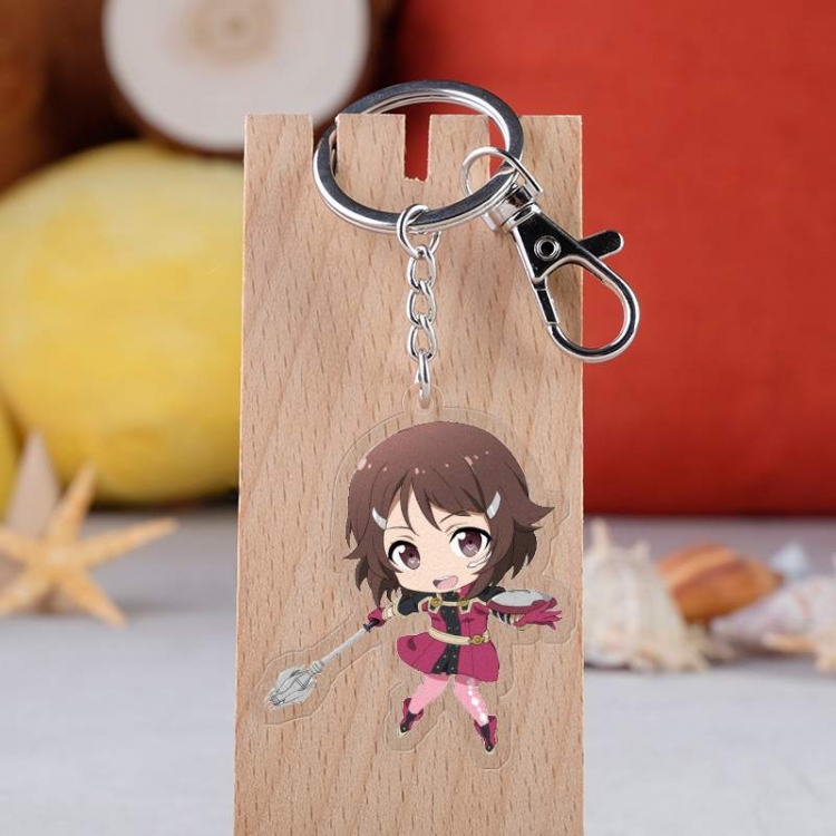 Sword Art Online Anime acrylic keychain price for 5 pcs 2597