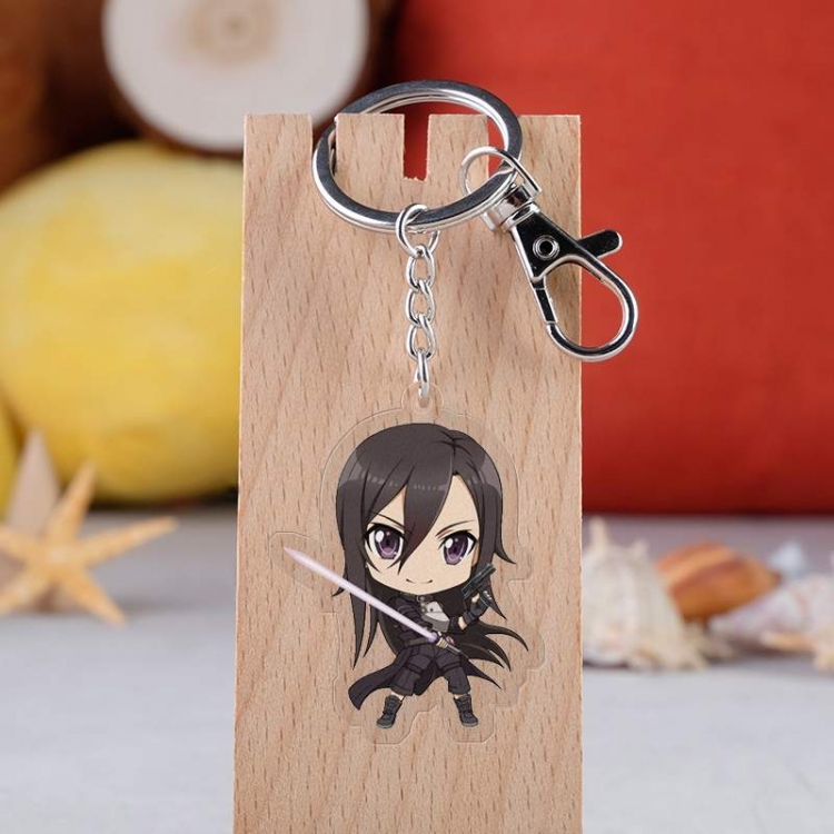 Sword Art Online Anime acrylic keychain price for 5 pcs 2601